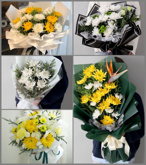 河南漯河郾城区城关镇白事花束代送